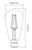 7.5W Straight Tapered Clear Daylight B22 ST64 LED Bulb-1