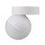 Moon White Modern Mounted Opal Ceiling Light