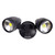 Muro Pro Black LED Exterior Twin Spotlight