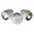 Muro Pro White LED Exterior Twin Spotlight