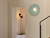 Arctic Circle Turquoise Green Wall Light-6