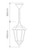 Chester Burgundy Chain Lantern Pendant-2