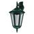 Chester Straight Arm Green Downward Wall Light