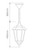 Chester White Chain Lantern Pendant-2