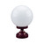 Siena Burgundy Short Sphere Pillar Light-1