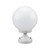 Siena White Short Sphere Pillar Light-1