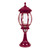 Vienna Burgundy Lantern Pillar Light