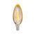 4W Amber Glass Candle Warm White E14 LED Bulb