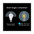 8W GLS Clear Filament Cool Daylight E27 LED Bulb-2