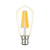 8W Straight Tubular Clear Dimmable Cool Daylight B22 ST64 LED Bulb