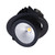 Scoop 25W Black Round Adjustable CCT LED Downlight
