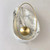 Athens Resin Marble Brass Feature Wall Sconce - White-3