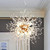 Golden Dandelion Sputnik Pendant Chandelier-2