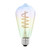 4W ST64 Spiral Filament Rainbow Glass Warm White E27 LED Bulb