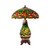 Dragonia Green Glass Tiffany Table Lamp