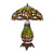 Dragonia Green Glass Tiffany Table Lamp