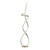 Ainhoa Curvy Satin Chrome LED Floor Lamp