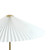 Peck White Gold Pleated Floor Lamp-3