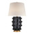 Medium Linden Black with Empire Shade Table Lamp