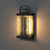Arnie Matt Black Crystal Wall Light with Motion Sensor-2