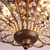 Paul Antique Brass Crystal Close to Ceiling Light-2