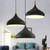 Replica BH2 Metal Wood Tip Pendant Light - Black