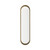 Bode Old Brass Oval Glass Mirror Wall Light