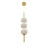 Tarnie Gold Opal Vertical LED Pendant-3