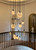 Pauline 12 Black Falling Lights Cluster Pendant-1