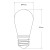1W S14 12V Clear Glass Warm White E27 LED Bulb-1