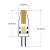 2W Clear Silicone Dimmable Warm White G4 Bi-Pin LED Bulb-2