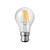 8W A60 GLS Clear Glass Dimmable Warm White B22 LED Bulb