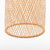 Drew Natural Handwoven Bamboo Long Bell Pendant-2