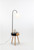 Ingrid Matt Black Rubberwood Tray Floor Lamp with Drawer-1