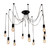 Octopus 10 Light Vintage Edison Adjustable Chandelier