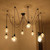 Octopus 10 Light Vintage Edison Adjustable Chandelier