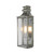 Crawford IP54 Solo Light Lantern Wall Lamp - Antique Silver