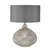 Avida Silver Textured Glass Table Lamp