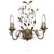 Jasmine 2 Arm Brass Crystal Wall Light