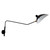 One Arm Matt Black Nordic Wall Sconce-2