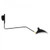 One Arm Matt Black Nordic Wall Sconce