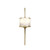 Mona Polished Brass Vanity Wall Light-1