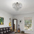 Caia Chrome Crystal Ceiling Light-3