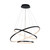 Trinity Rings Black CCT LED Pendant with Remote-1