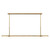 Axis Large Brass Linear Pendant