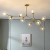 Replica Branching Bubble Chandelier - 9 Light - Brass Clear