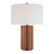 Vellig Terracotta Stained Concrete Table Lamp