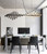 Rhythm Horizontal Black CCT LED Pendant-4