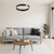 Black Smart Ring LED Pendant Light-1 Black Smart Ring LED Pendant Light-1