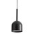Luca Deep Dome Black Designer Pendant